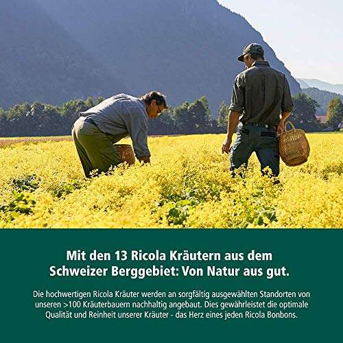 (Prime + Spar-Abo) Ricola Riesendose Original Kräuter, 277 Schweizer Kräuter-Bonbons oder Zitronenmelisse, 1 x 1000g