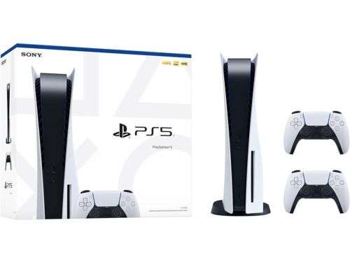 Sony PlayStation 5 - Disk Edition - inkl. 2x DualSense Controller für 555€ inkl. Versandkosten