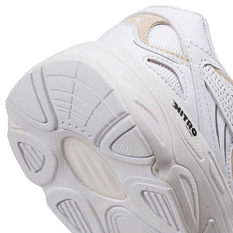 Puma Teveris Nitro Herren Sneaker in schwarz & weiß-beige | Gr. 40-46, NITRO Foam, atmungsaktives Mesh-Obermaterial & -Innenfutter