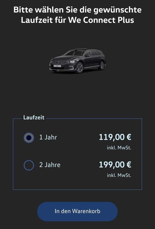 VW We Connect Plus