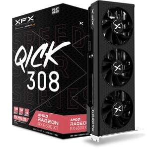 8GB XFX Radeon RX 6600 XT QICK308 BLACK GAMING (Retail) Grafikkarte