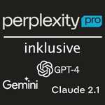 Perplexity Pro 2 Monate kostenlos (inklusive nahezu unendlich viele GPT4, Claude 2.1, Gemeni Pro, etc. Anfragen)