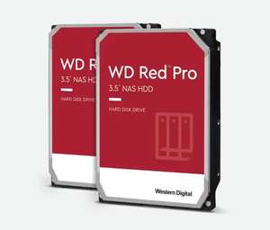 WD Store: 2x 20TB WD Red Pro NAS HDD (24,25€/TB, 3.5", SATA, 7200rpm, CMR)