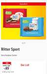 (Penny) Rittersport Nuss/Kakaoklasse Schokoladen je 100g für 0,95 Euro
