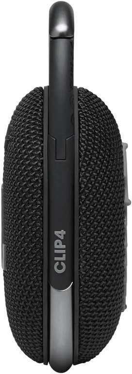 JBL CLIP 4 Bluetooth Lautsprecher in Schwarz (Wasserdicht, mit Karabiner, bis zu 10 Stunden) [Ochama Neukunden]