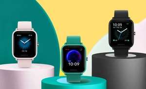 [MARKTKAUF] Minden-Hannover Xiaomi Amazfit Bip U, Smartwatch ,Fitnesstracker, Uhr, Bluetooth, Wasserdicht (schwarz und pink)