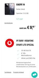Vodafone Normalos Xiaomi 14 mit 35Gb Vodafone