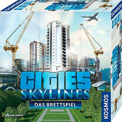 [PRIME] KOSMOS 691462 - Cities Skylines Brettspiel für 1-4 Spieler ab 10 Jahren | BGG 6,6 für 19€ inkl. Versand
