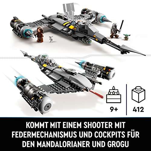 LEGO 75325 Star Wars Der N-1 Starfighter des Mandalorianers aus Das Buch von Boba Fett