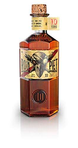 [Amazon Prime Blitzangebot] RON PIET RUM – 10 Jahre alter Rum aus Panama mit feinstem Rohrzucker in der Sechskant-Flasche, 1 x 0.5 l