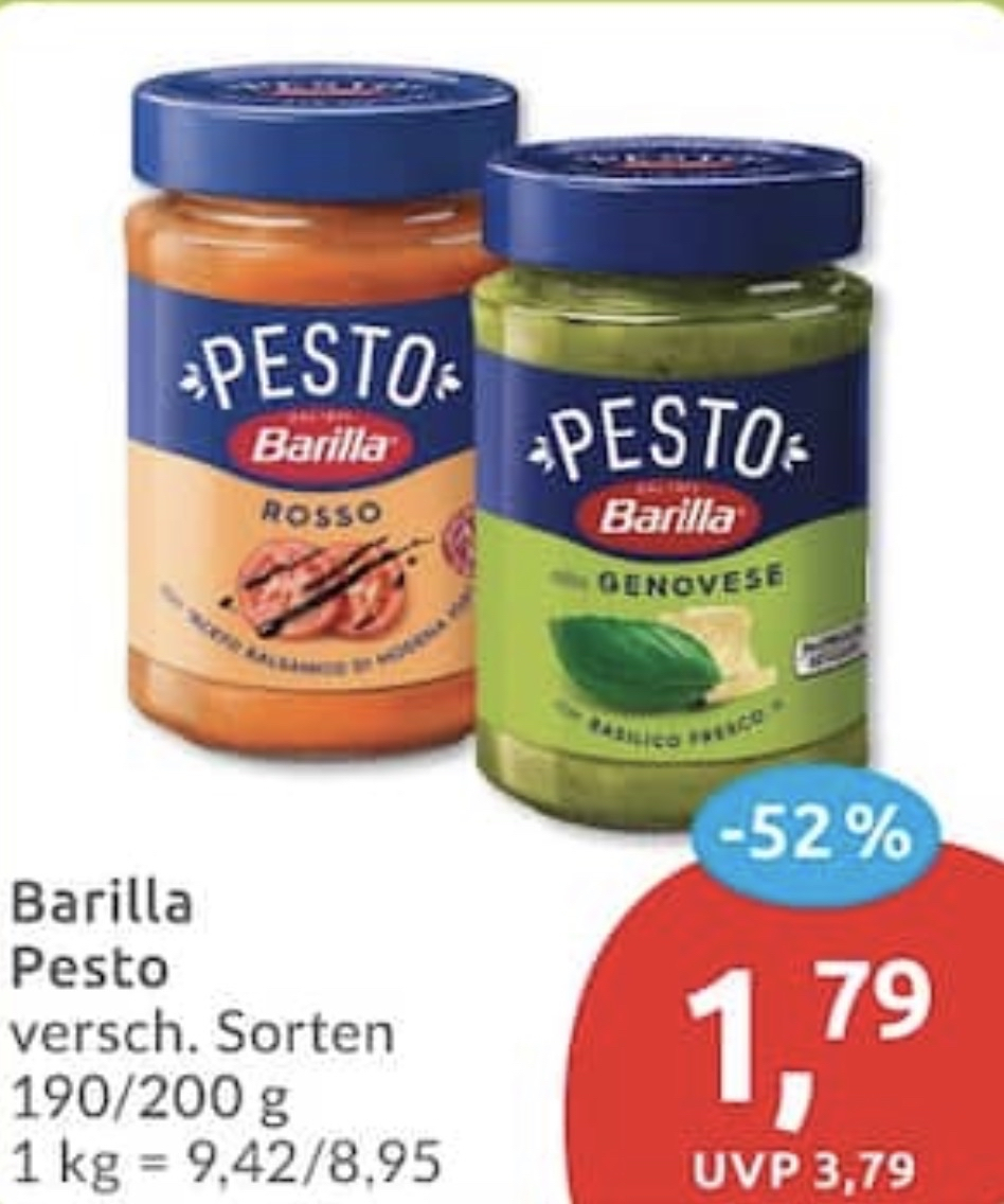 [Budni] Barilla Pesto (190 / 200 g)