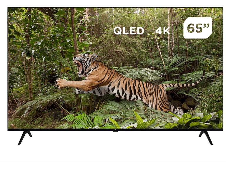 OK. OTV 65AQU-5022V QLED 65" UHD Android TV Flat, 65 Zoll / 164 cm