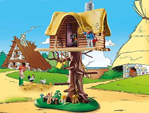 PLAYMOBIL Asterix 71016 Troubadix mit Baumhaus (Prime)