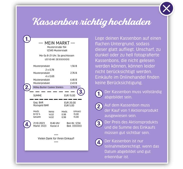 Milka Eis kaufen - 1€ Cashback (Garantiert) oder 2€, sowie 100% Erstattung möglich