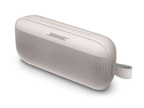 Bose SoundLink Flex Bluetooth Speaker – kabelloser, wasserdichter, tragbarer Outdoor-Lautsprecher – Weiß