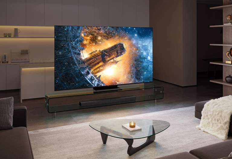 TCL 55C841 Fernseher mit Google TV 55" QD-MiniLED 144Hz, 4K UHD, Smart TV - ACHTUNG AMAZON.ES! -