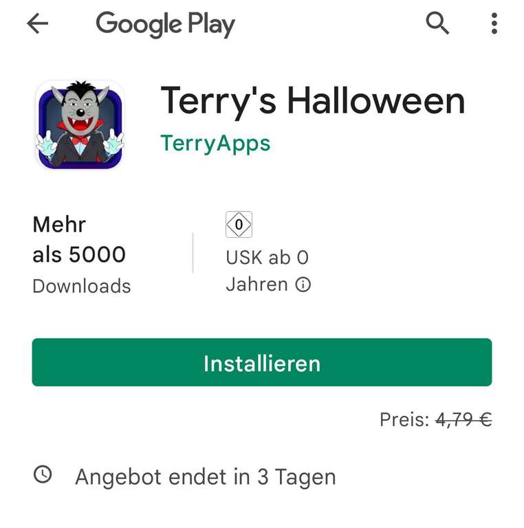 Terry's Halloween (Android) von Terryapps Freebie