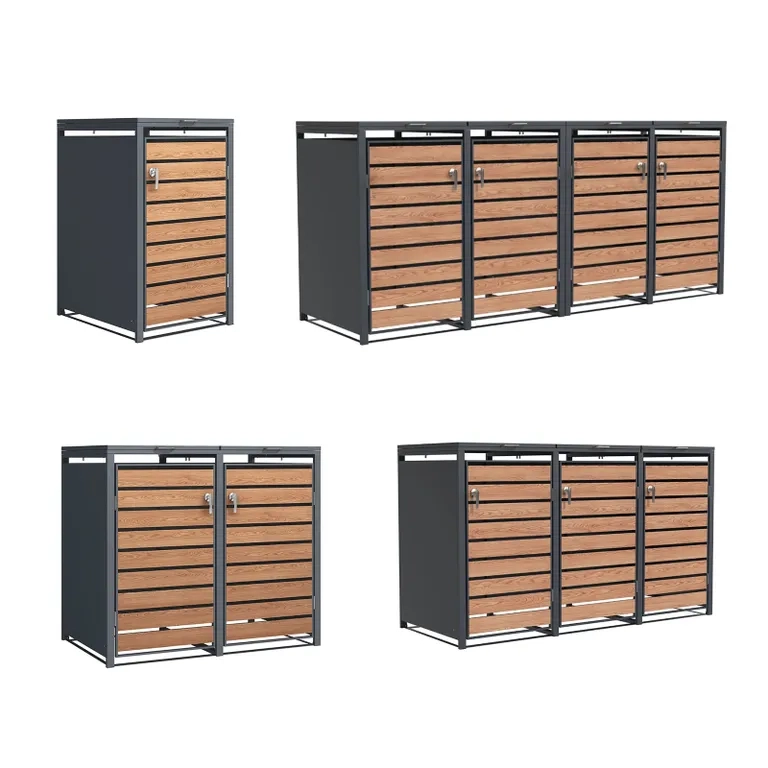 Mülltonnenboxen-SALE bei casando: HORI Mülltonnenbox Cleanman 3 Wood z.B. 1 Tonne 249,90€ / 3 Tonnen 549,90€ usw.