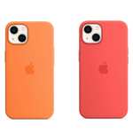 Apple Silikon Case mit MagSafe für iPhone 13 Mini | Innenseite mit Mikrofaser | in Marigold (MM1U3ZM/A) oder Pink Pomelo (MM1V3ZM/A)
