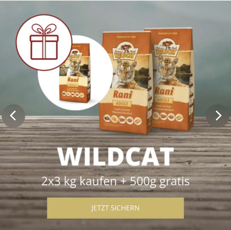 Wildcat Katzentrockenfutter 9,5 kg