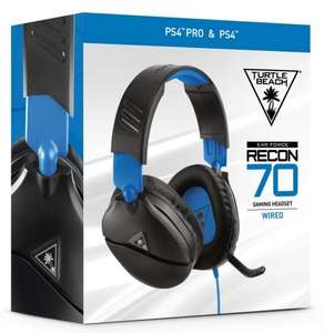 Turtle Beach Recon 70P Gaming Headset mit Lautstärkeregelung, Mikrofon-Stummschaltung - PS4, PS5, Xbox One/S/X, Nintendo Switch und PC