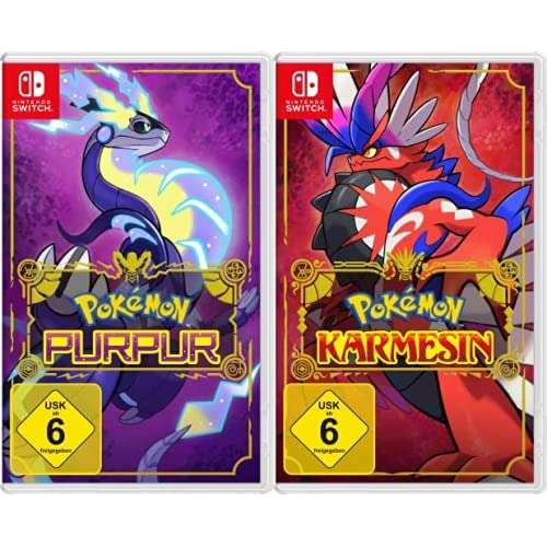 [Prime Exklusive] Nintendo Pokémon Karmesin und Purpur Doppelpack (Ohne Steelbook)