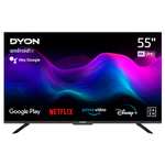DYON Movie Smart 55 AD-2 Fernseher (55", UHD, 60Hz, 300nits, Triple Tuner, 3x HDMI 2.0, 2x USB, WLAN, Android TV)
