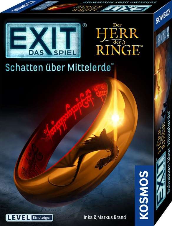 Brettspiele Sammeldeal (9), z.B. KOSMOS EXIT - Der Herr der Ringe | BGG 6,8 | Bestpreise