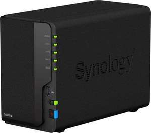 Synology DS220+ NAS Leergehäuse (2x3,5", 2xGBit LAN, 2x USB3.0, 2GB RAM/erweiterbar, Celeron J4025)