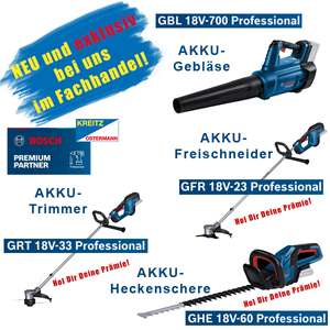 Exklusiv Deal für den neuen Akku-Rasentrimmer GRT 18V-33 PRO (OHNE AKKU)