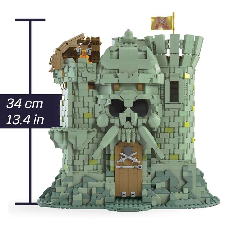 Mega Construx Masters of The Universe Castle Grayskull (GGJ67) für 87,98 Euro / 3.508 Klemmbausteine [Amazon.it]