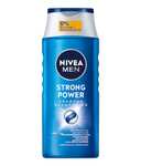 NIVEA MEN Strong Power Shampoo, kräftigendes Haarshampoo ohne Silikone und Mikroplastik (250 ml) (Prime/Spar Abo)
