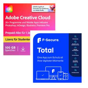 Adobe Creative Cloud All Apps | Studierende und Lehrende 1 Jahr