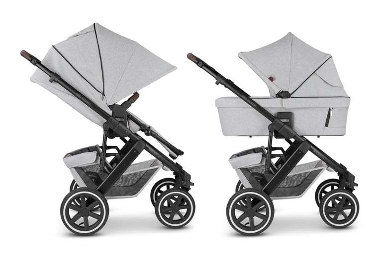ABC Design 2 in 1 Luftreifen Kinderwagen mit Federung Salsa 4 Air Fashion mineral Kollektion 2022 --