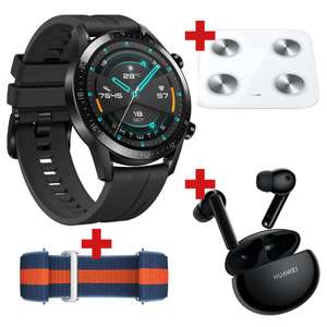 Smartwatch Bundles | Z.B.: Huawei Watch GT 2 + FreeBuds 4i + Scale 3 + Easy Fit Strap 2