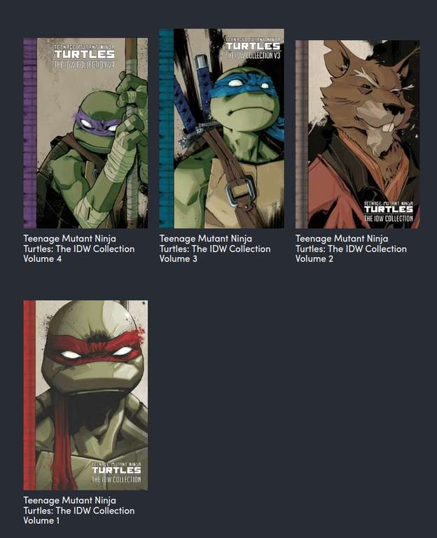 Humble Bundle: Teenage Mutant Ninja Turtles feat. The Last Ronin Comic Book Collection, 16 eBooks