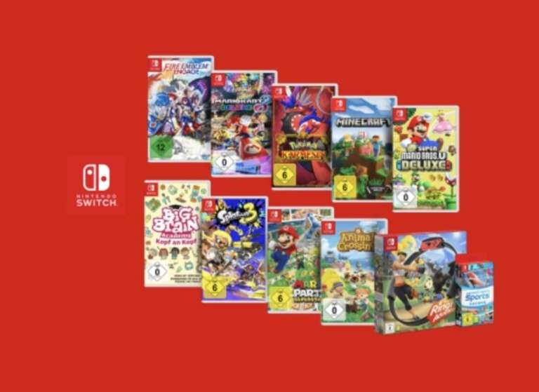 [Media Markt & Saturn & Amazon] 3 Nintendo Switch Games für 111€