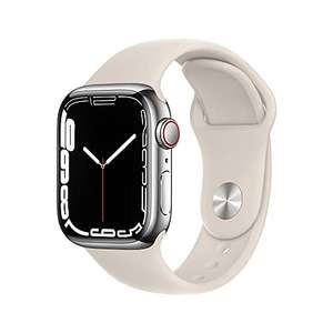 Apple Watch Series 7 GPS & 4G 41mm Edelstahl Sportarmband Polarstern für 442,35€ (Amazon.it)