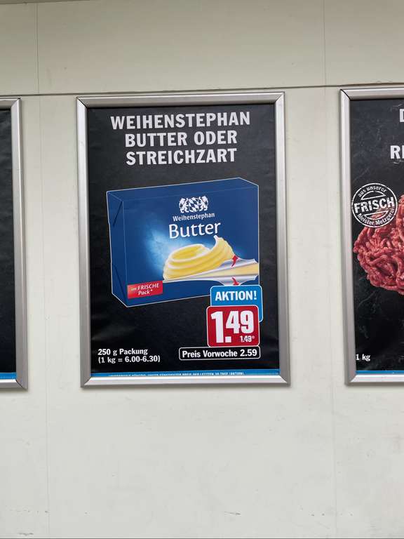 Weihenstephan Butter für 1,49 Euro (Hit market ) lokal