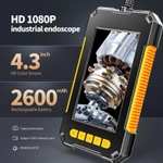 [Aliexpress] GUANMOU Industrielle Endoskop-Kamera 1080p 4,3 Zoll IPS, IP68 wasserdicht mit LED