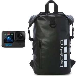 GoPro HERO12 Wasserdichte Black Action-Kamera 5.3K60 Video + GoPro Rolltop All-Weather Hiking Backpack (nur 7 Stück), dann ohne Rucksack