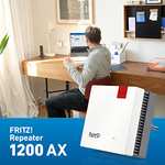 (Amazon / Saturn / MM) AVM FRITZ!Repeater 1200 AX 5-GHz (bis 2.400 Mbit/s), 2,4-GHz (bis 600 Mbit/s)