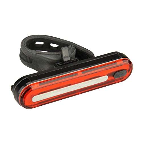 Fischer LED Akku Stableuchte, Fahrrad-Rückleuchte, aufladbar, Schutzart IPX4, schwarz (mit Bremslicht 15,99€)