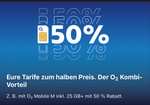 o2 Mobile 50% Special bietet verbesserten Kombi-Vorteil ab 18.01.24