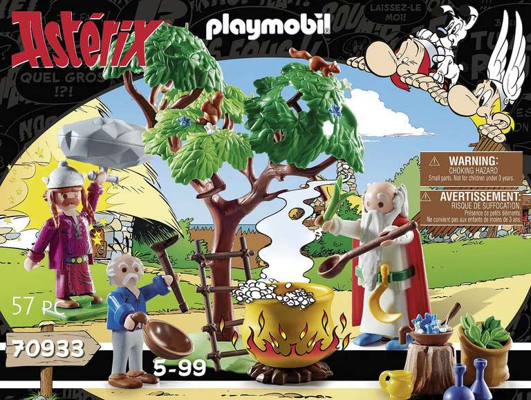 [Prime] PLAYMOBIL Asterix 70933 Miraculix mit Zaubertrank, Spielzeug für Kinder ab 5 Jahren