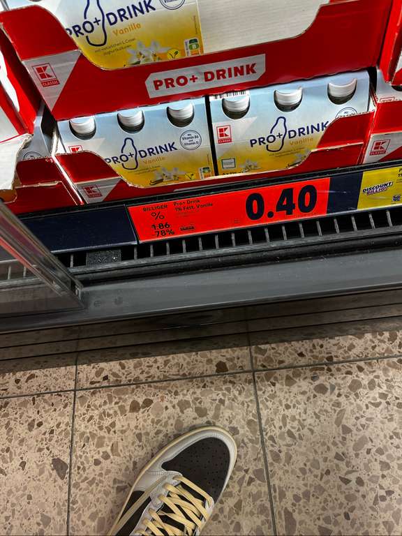 (LOKAL Kaufland Potsdam Hauptbahnhof) Pro Plus Drink für 40 Cent