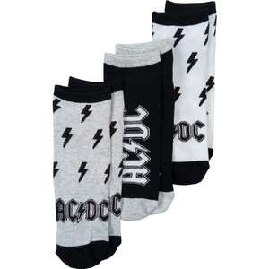 30 Paar ACDC Sneaker-Socken für 15€ + 3,95€ VSK (88% Baumwolle, Größen 39-42 + 43-46, ca. 0,63€ / Paar)