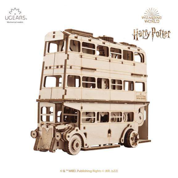 25 % Rabatt auf UGEARS Harry Potter 3D Puzzles bei MagicHolz: Hogwarts Express (504 Teile), Knight Bus (268 Bauteile), Ford Anglia