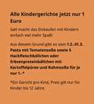 [IKEA] Alle Kindergerichte jetzt nur 1€. (Feb. - Mrz.) für Kinder bis 12 Jahren