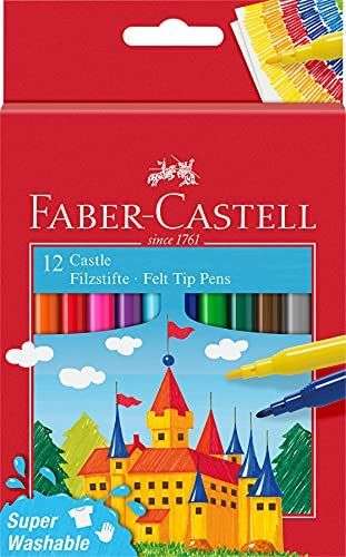 [Amazon Prime] Faber-Castell 554201 Filzstift Castle im 12er Kartonetui